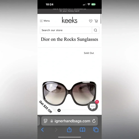 Dior on rocks glassesses main image 7